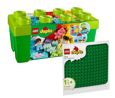 Lego® Duplo 10913 Steinebox | grüne Bauplatte 10460 gratis | neu