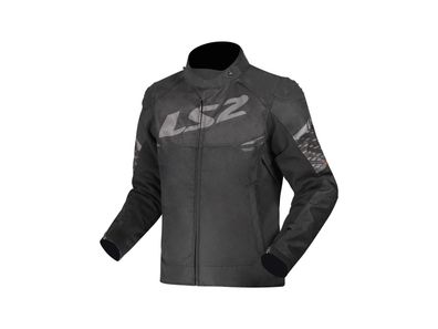 LS2 Jacke "Apex" Herren, Material: 600D P Gr. M, schwarz / grau