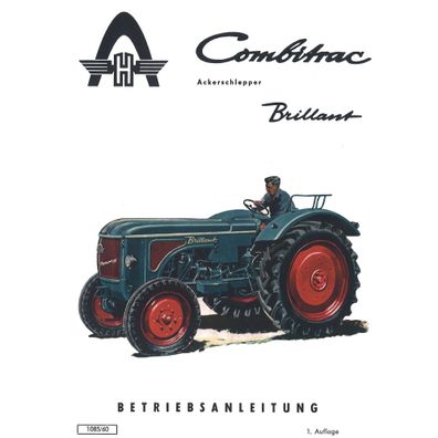 Hanomag Combitrac Brillant (R442) Ackerschlepper 4-Zylinder Bedienungsanleitung