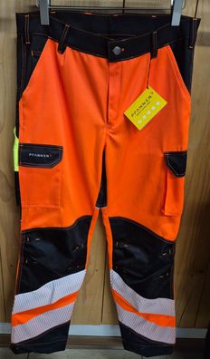 Pfanner StretchZone Warnhose lang Gr. 52 leuchtorange