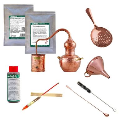 Destille Alembic 2L Kupfer