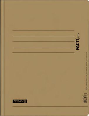 Brunnen Papp-Schnellhefter FACT!plus braun 102010670
