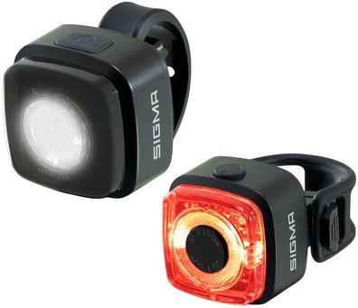 SIGMA SPORT Leuchten-Set "Micro"SB-verpackt, USB-C, mit deut
