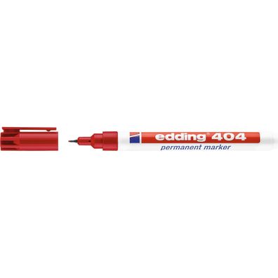Edding Permanentmarker 404 0,75 mm rot