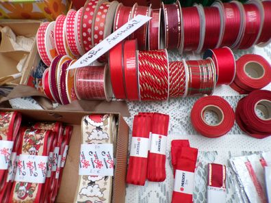 rot DM-Zeit Schleifenband Avant Garde Hallmark Präsent Truba Pfau SusyCard Sopp