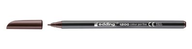 Edding Fasermaler fein 1200 1 mm dunkelbraun