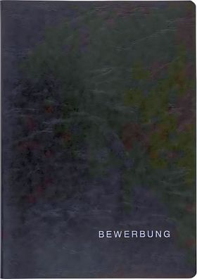 Brunnen Bewerbungsmappen schwarz 3-teilig Karton 102012390