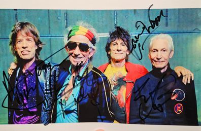 The Rolling Stones Autogramm 20x30 cm
