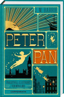 Peter Pan | James M. Barrie | Buch | Klassiker MinaLima | 256 S. | Deutsch