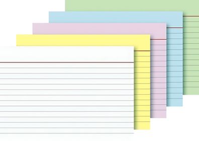 Brunnen Karteikarte A6 liniert sortiert 100 Stück 102260195