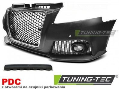 Upgrade Design Frontstoßstange für Audi A3 8PA Facelift 08-12 inkl. Zubehör und G