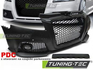 Upgrade Design Frontstoßstange für Audi A3 8PA Facelift 08-12 inkl. Zubehör und G