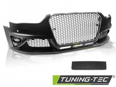 Upgrade Design Frontstoßstange für Audi A4 B8 (8K) 12-15 inkl. Zubehör mit PDC sch