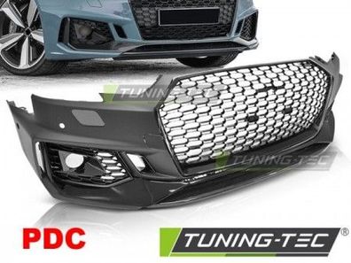 Upgrade Design Frontstoßstange für Audi A4 B9 (8W) 15-19 inkl. Zubehör mit PDC Hoc