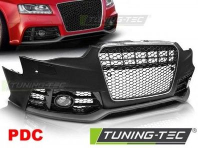 Upgrade Design Frontstoßstange für Audi A5 11-16 inkl Zubehör mit PDC Hochglanz sc
