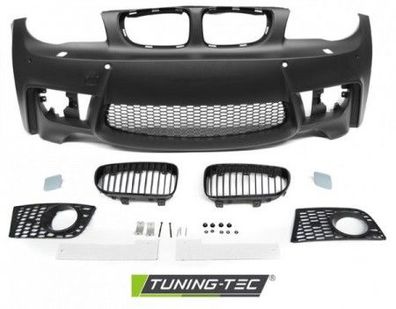 Upgrade Design Frontstoßstange für BMW 1er E81/E82/E87/E88 04-14 Sport Design Kompl