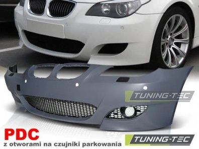 Upgrade Design Frontstoßstange für BMW 5er E60/E61 Lim./Touring 03-07 schwarz mit P