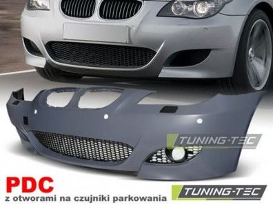 Upgrade Design Frontstoßstange für BMW 5er E60/E61 Lim./Touring 07-10 schwarz mit P