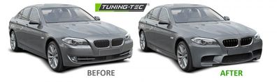 Upgrade Design Frontstoßstange für BMW 5er F10 10-13 schwarz