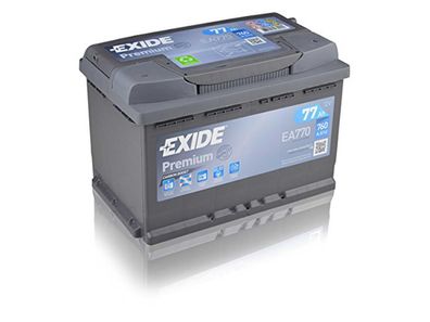 EXIDE Starterbatterie "Premium" 30 % ext "EA770"