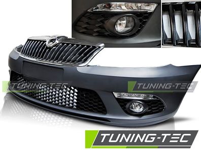 Upgrade Design Frontstoßstange für Skoda Octavia II 1Z Facelift 09-13