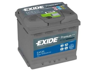 EXIDE Starterbatterie "Premium" 30 % ext "EA530"
