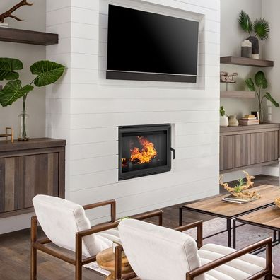 KRATKI MAJA 8?kW Gusseisen Kamineinsatz Ø 200 mm – effiziente Wärme - EEK A