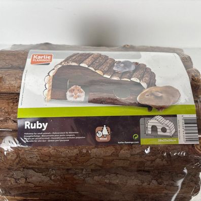 Karlie Wonderland Haus Ruby für Kaninchen Meerschweinchen Holzhaus