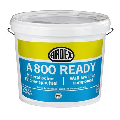 ARDEX A 800 READY 25kg Flächenspachtel mineralisch Q2&ndash; 4 gebrauchsfertig