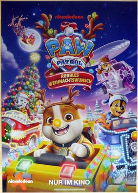 Paw Patrol: Rubbles Weihnachtswunsch - Original Kinoplakat A1 - Filmposter