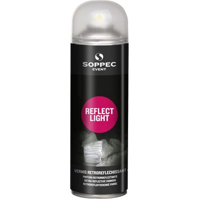 Soppec Reflect Light Reflektor Spray Farbe 500ml reflektiert Licht im Dunkeln