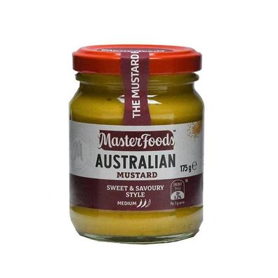 MasterFoods Australian Mustard Sweet & Savoury [MHD: 10.11.2025] 175 g