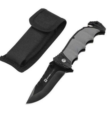 Taschenmesser Klappmesser Länge ca. 22 cm Klinge ca. 8,7 cm rostfreier Stahl