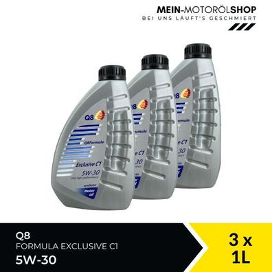 Q8 Formula Exclusive C1 5W-30 3x1 Liter