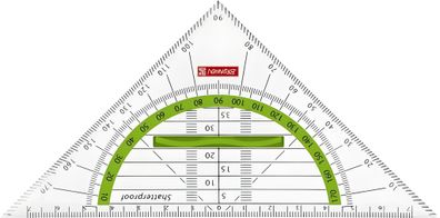 Brunnen Geometrie-Dreieck 16cm Griff kiwi 104975952