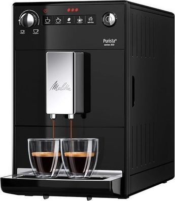 Melitta Purista - Kaffeevollautomat mit Lieblingskaffee-Funktion schwarz