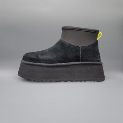UGG Classic Mini Dipper Boot Black Yellow - 40