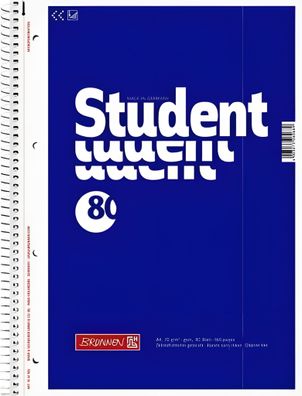 Brunnen Collegeblock A4 Lineatur 25 80 Blatt 1067925