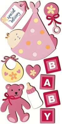 HEYDA 203780630 Stick-On's-Mix Baby Girl 2 75 x 165 cm