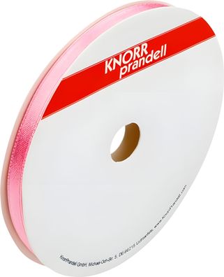 KNORR Prandell 216309224 Satinband 10 m x 6 mm Polyester rosa
