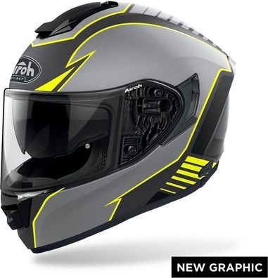 Airoh Integralhelm Hjälm ST501 Type Yellow Matt