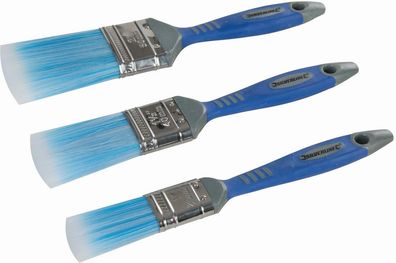 Silverline Pinsel Hochwertige Pinsel mit synthetischen Borsten, 3-tlg. Satz 3-er