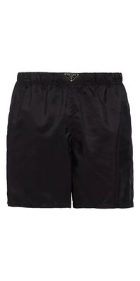 PRADA Nylon Badehose Schwarz Herren