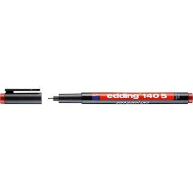 Edding Folienschreiber permanent 140 S 0,3 mm rot