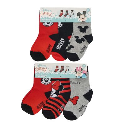 Disney Minnie Mouse Baby-Socken – 3er-Pack weiche & bequeme Söckchen