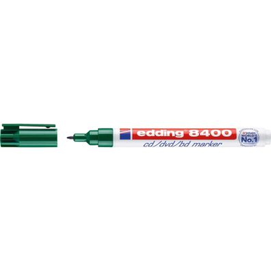 Edding CD-DVD-BD-Marker permanent 8400 0,5-1 mm grün