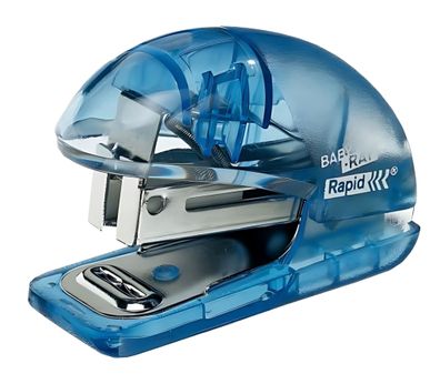 Rapid Heftgerät Mini Fashion h. blau Praktischer Minihefter aus Ku