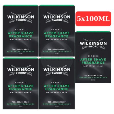 Wilkinson Sword Classic After Shave 5x100ml Herren Rasierwasser - Balm Set