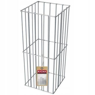 KADAX Säule aus Stahl, Steingabionen, Ziergabione, Steinkorb, 25.5 x 60 cm