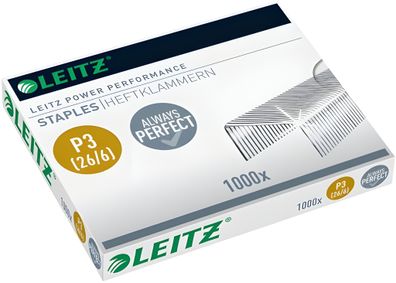 LEITZ 5572 Heftklammern 26/6 1000 Stück